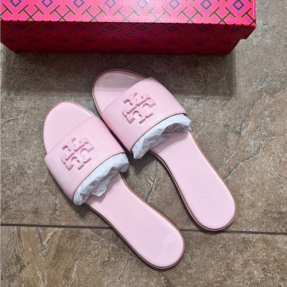 Tory Burch Pink Everly slide - Picture 1 of 6